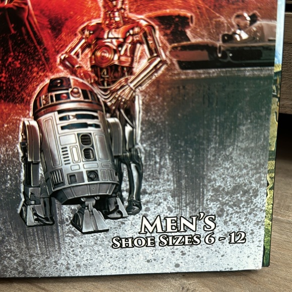 NIB Star Wars 15 Days of Socks Christmas MEN’S Shoe Size 6-12 Crew Low Countdown - Picture 3 of 5